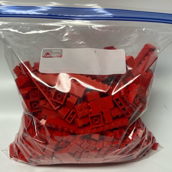 Red LEGO Bulk Lot - Picture 1 of 3